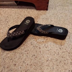 Yellow Box Flip Flops